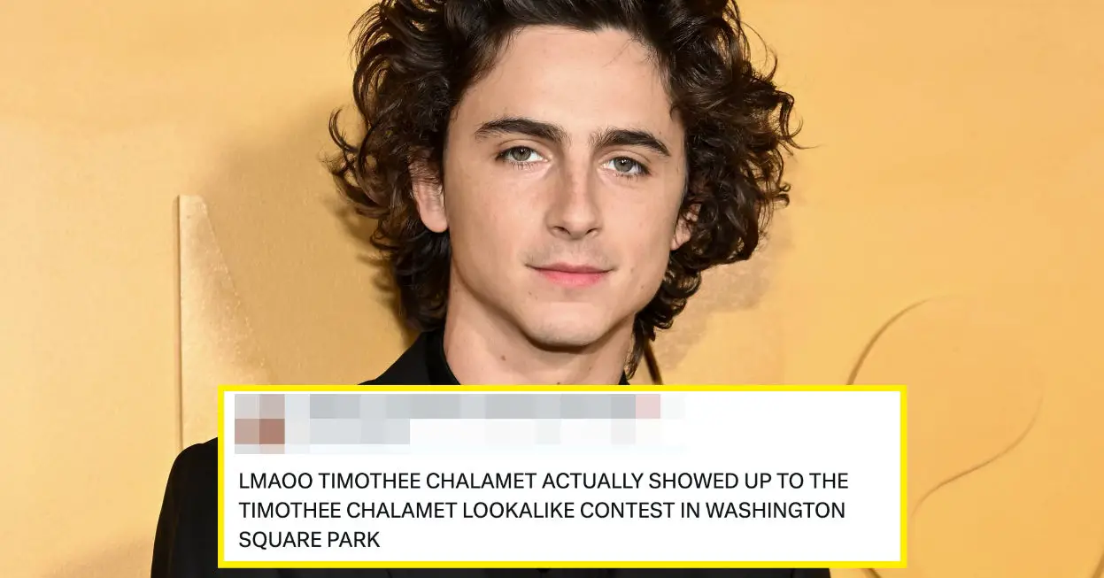 Timothée Chalamet Attended A Timothée Chalamet Lookalike Contest